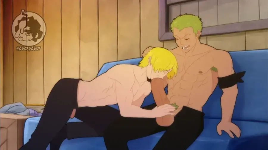 One piece yaoi porn animation — Zoro X Sanji