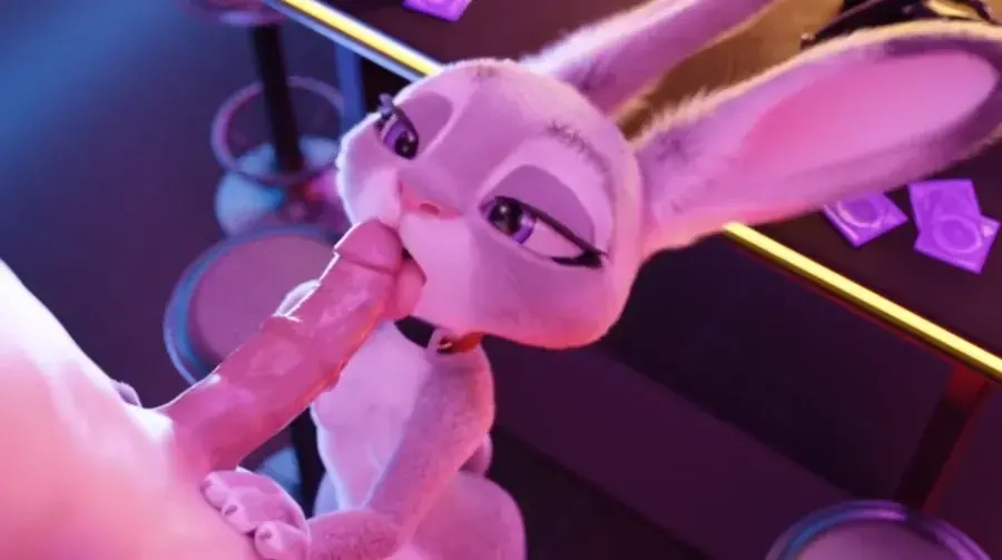 Zootopia Hentai animation — Judy Hopps blowjob