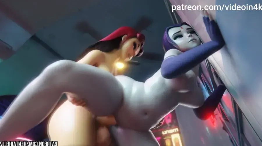 Teen Titan Futanari animation — Futa Starfire Fucks Raven